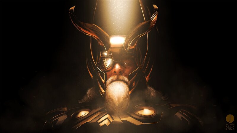 Bearded Man in Helmet