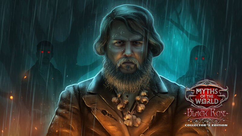 Bearded Man in Rain