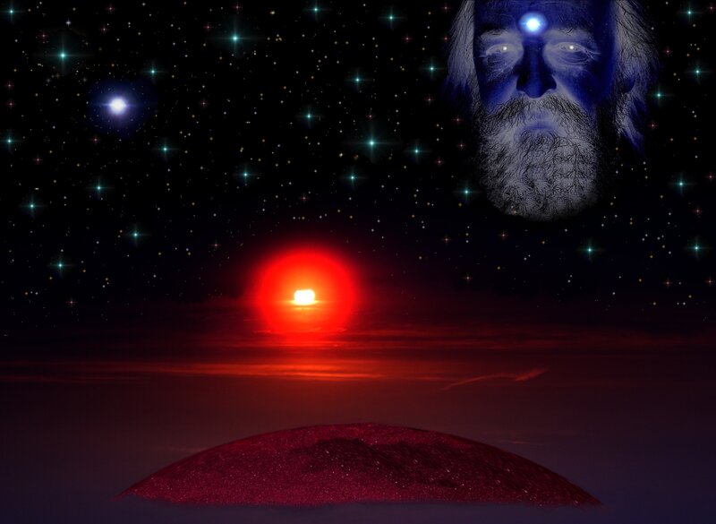 Bearded Man in Space