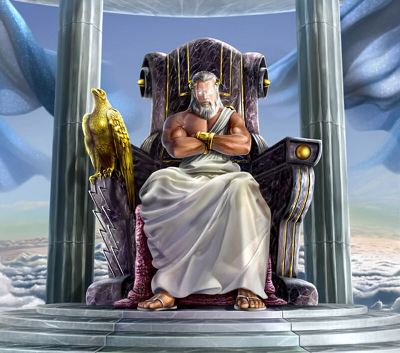 Bearded Man on Throne