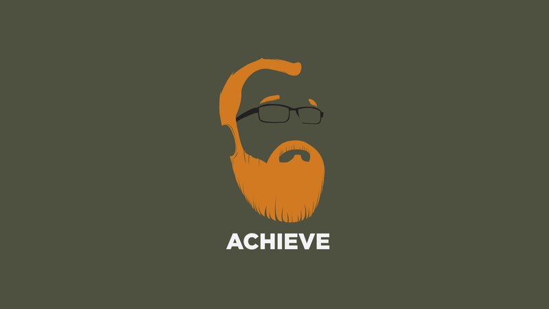 Bearded Man with Glasses