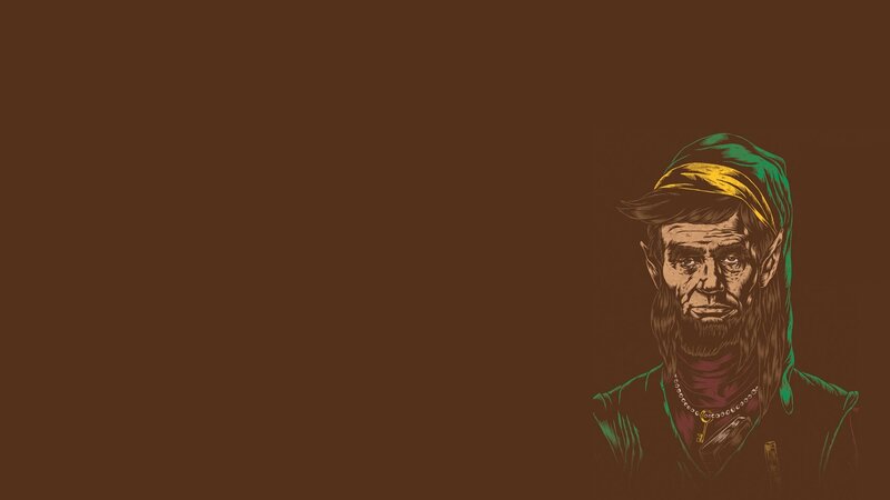 Bearded Man with Hat