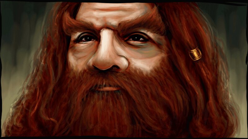 Bearded Man with Red Hair