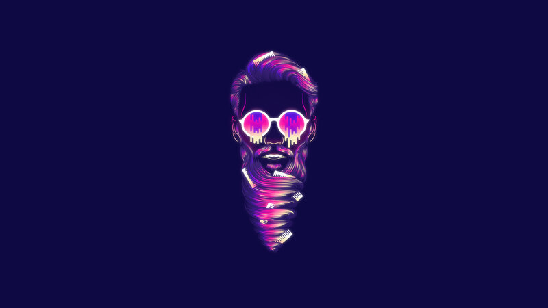 Bearded Man with Sunglasses