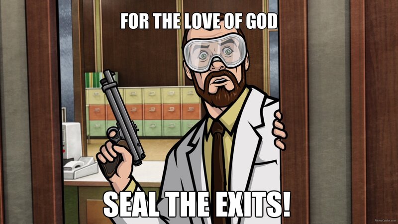 Bearded Scientist with Gun