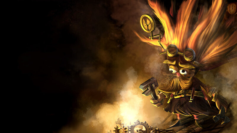 Bearded Steampunk Character