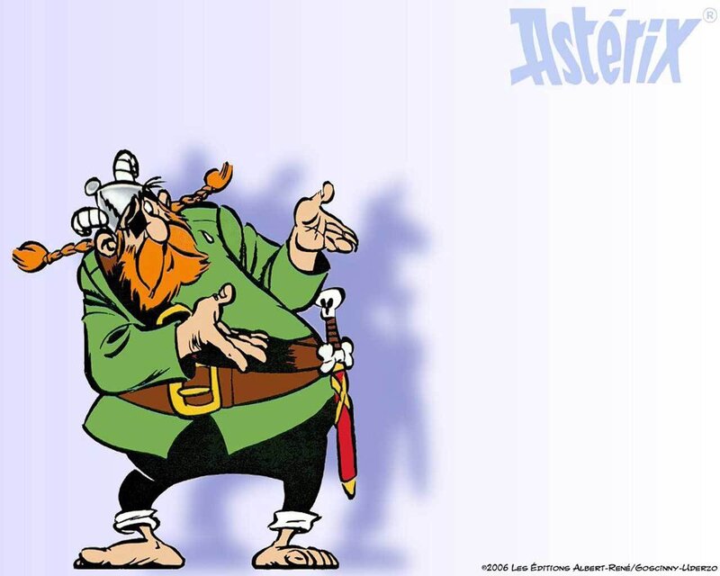 Bearded Viking Character — Green