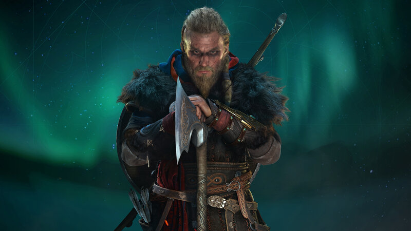 Bearded Viking Warrior — Green