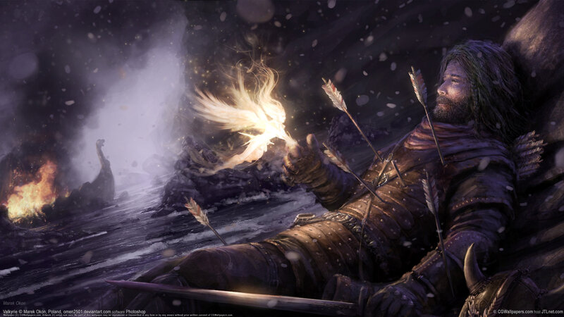 Bearded Warrior in Armor