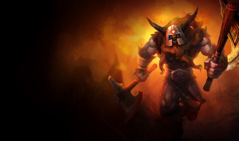 Bearded Warrior with Axes
