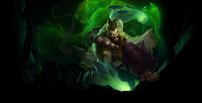 Bearded Warrior with Green Energy