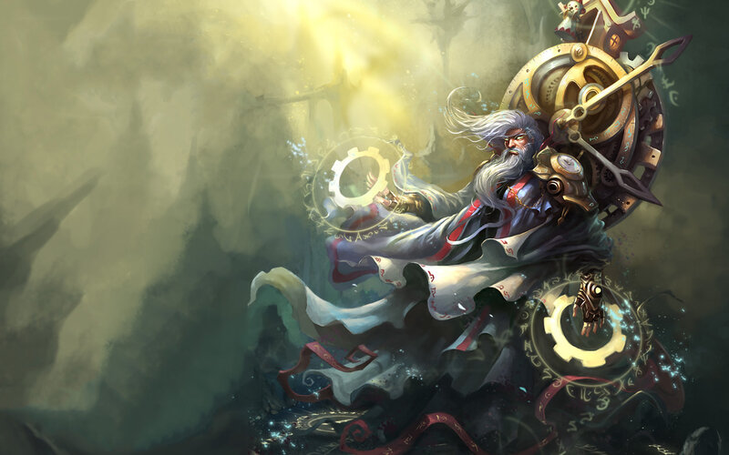 Bearded Wizard with Gears