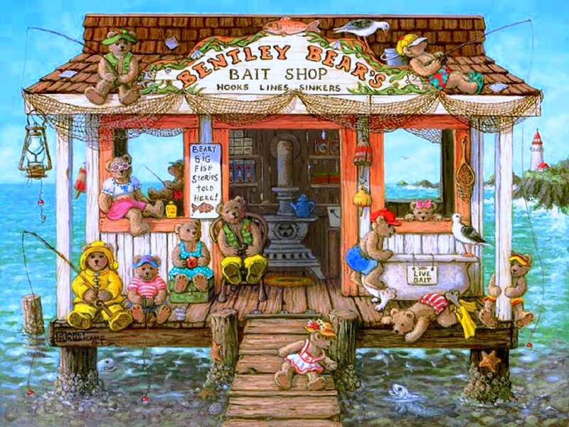 Bears at Bait Shop