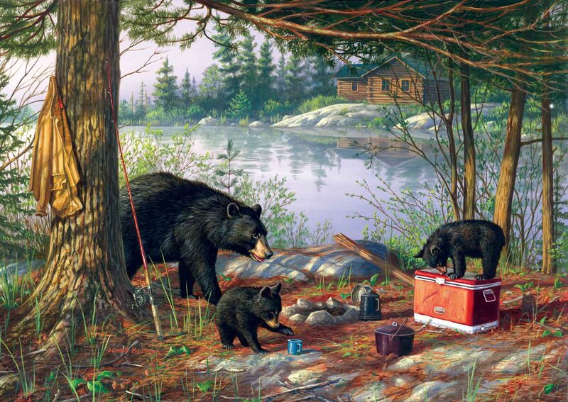 Bears at Campsite