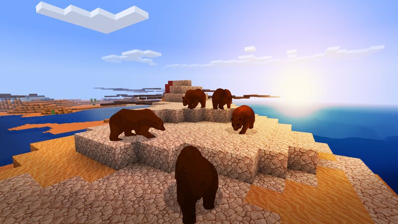 Bears on a Cliff