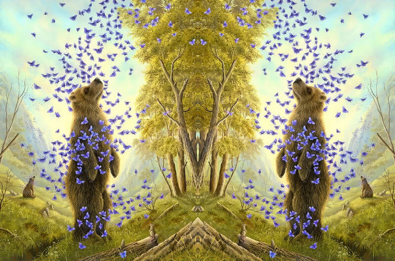 Bears with Butterflies