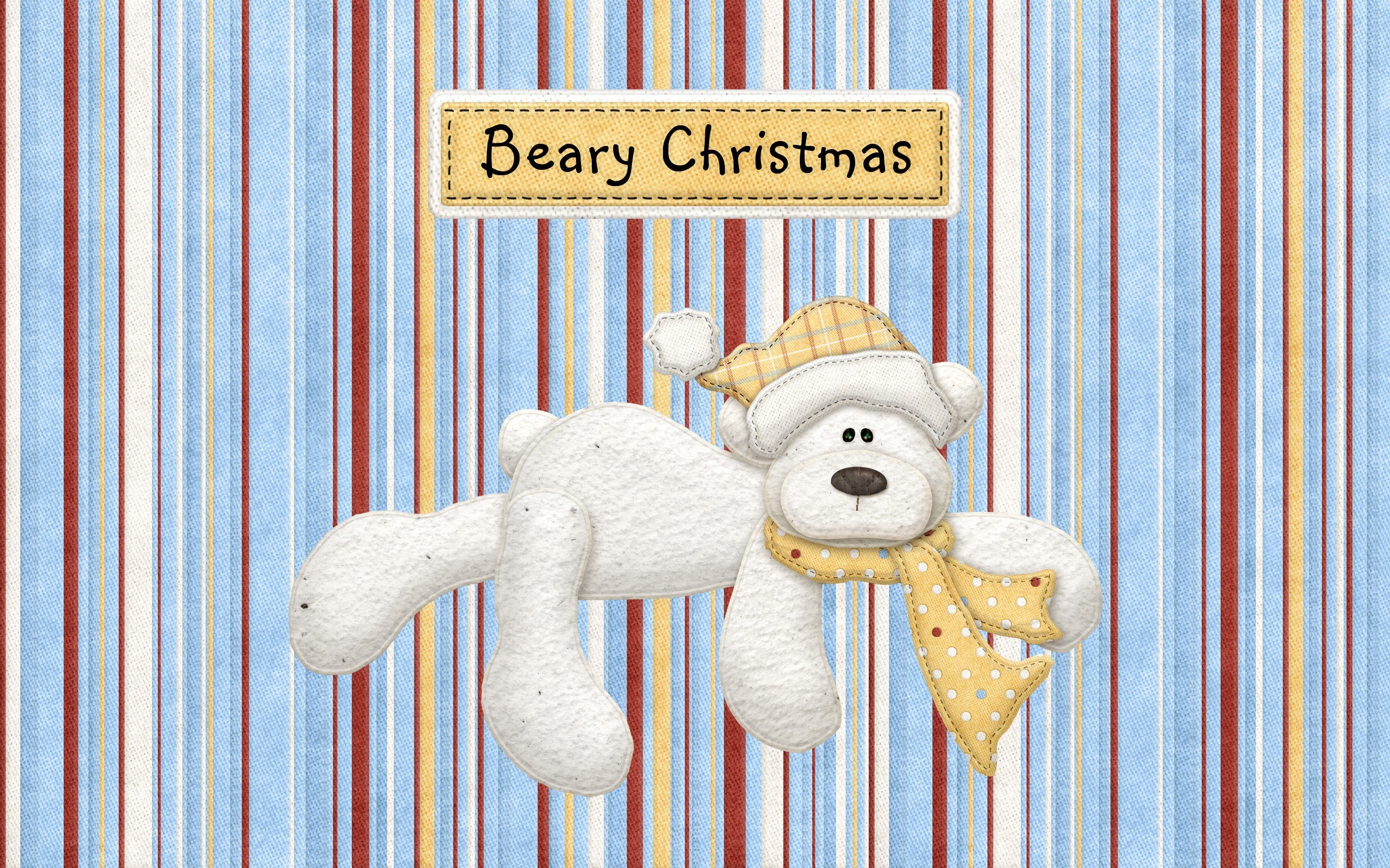 Beary Christmas card