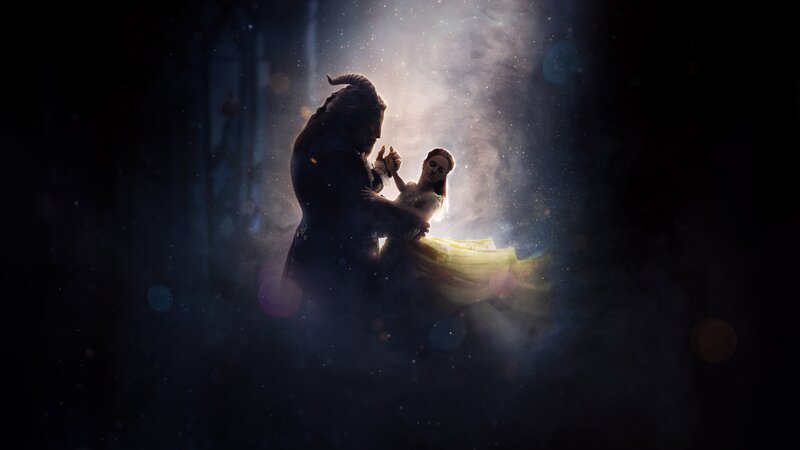 Beast and Belle Dancing — Yellow, Dramatic