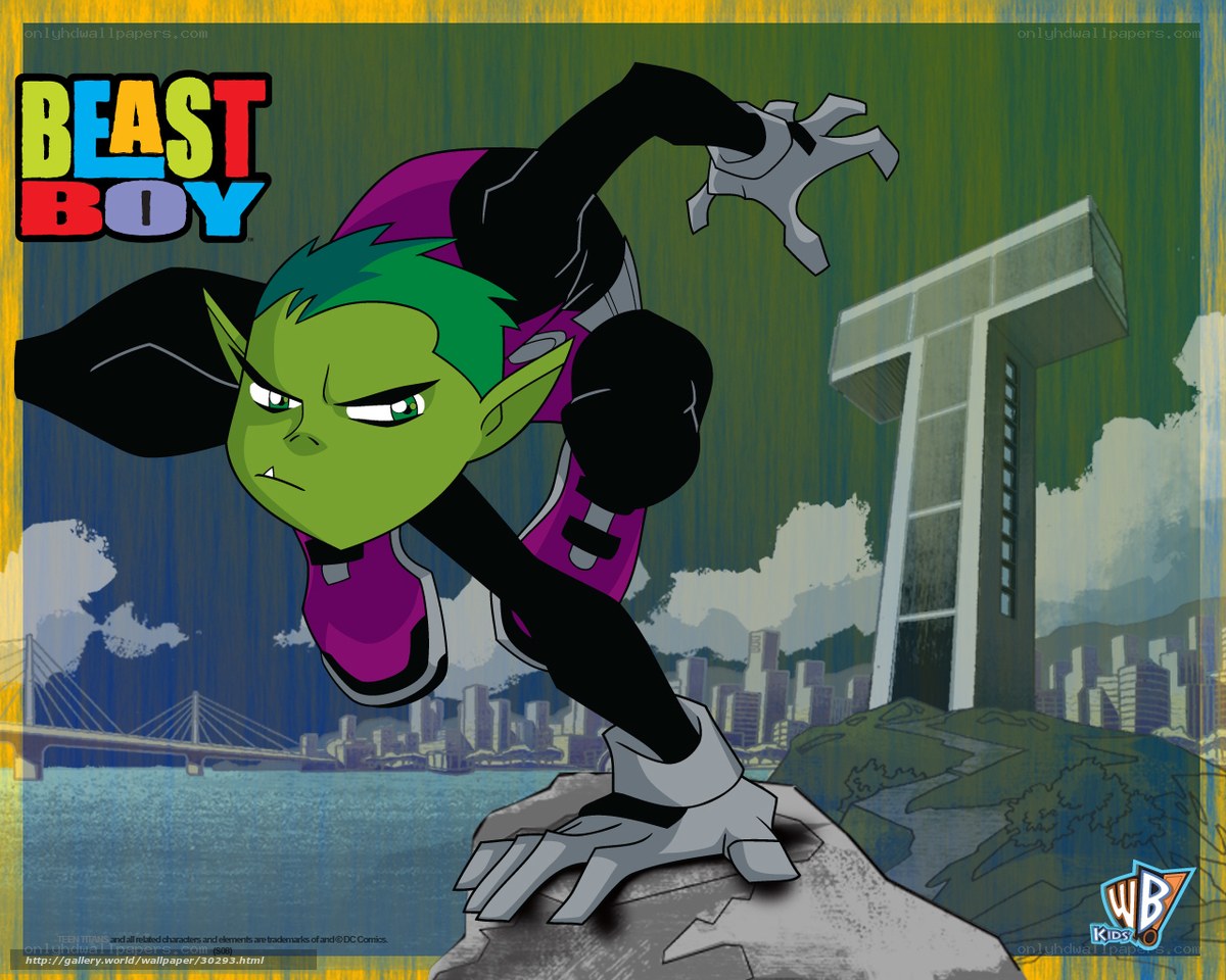 Beast Boy in action