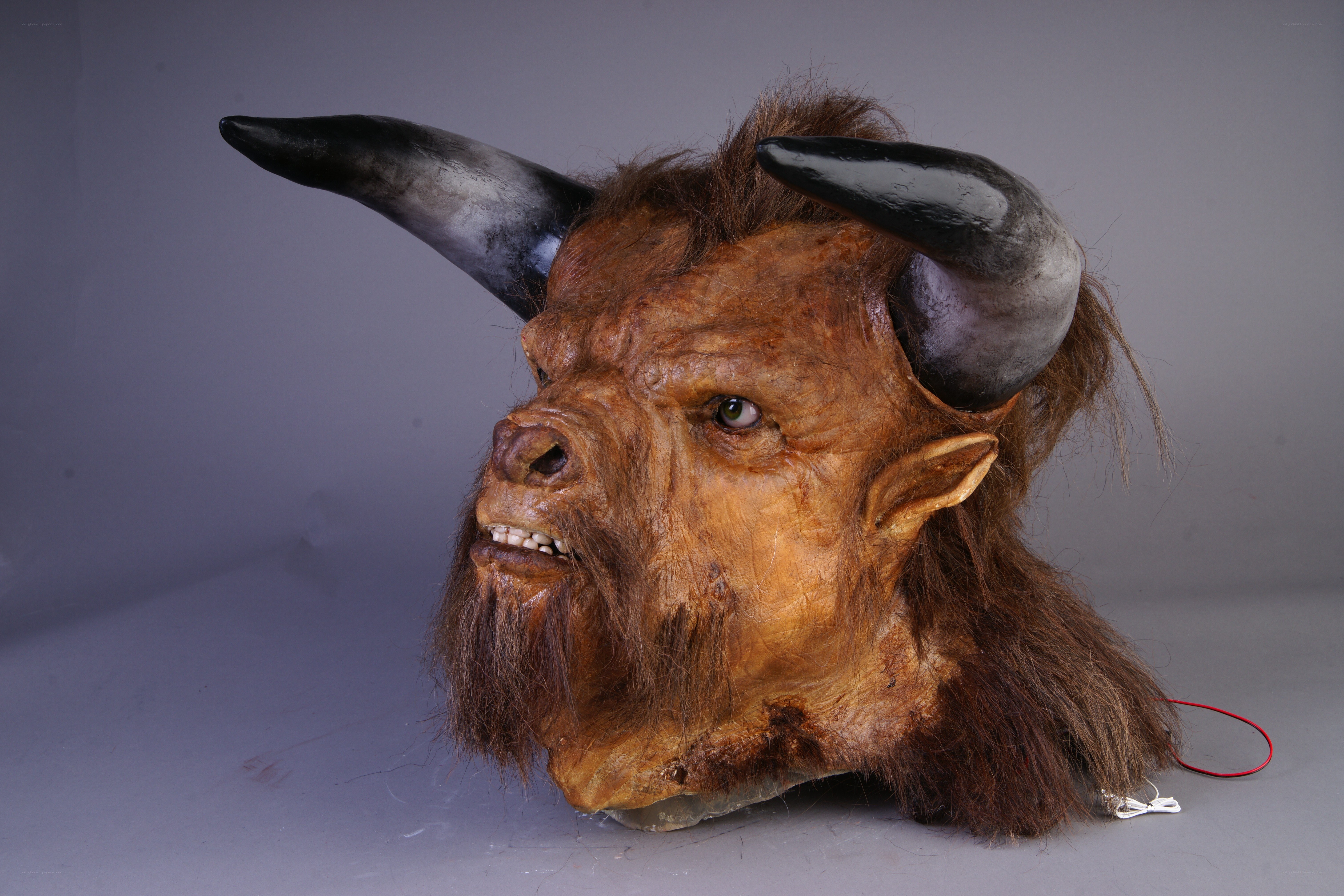 beast mask with horns