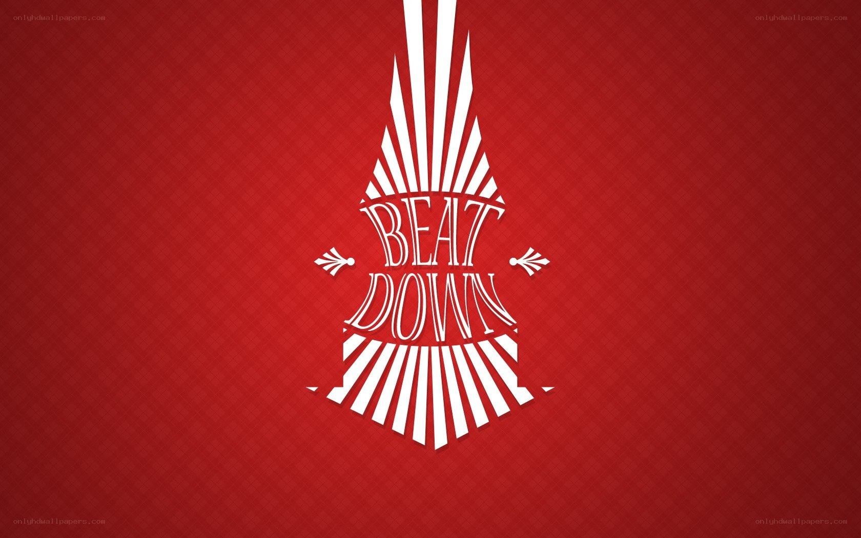 Beat Down logo on red