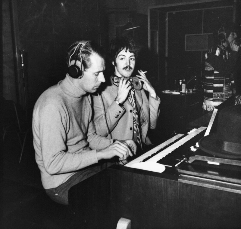 Beatles in the recording studio