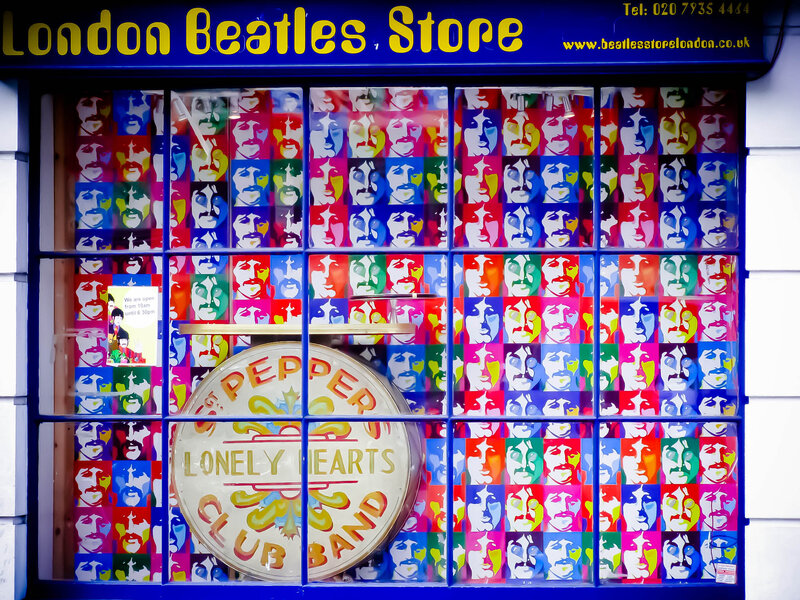 Beatles Store Window