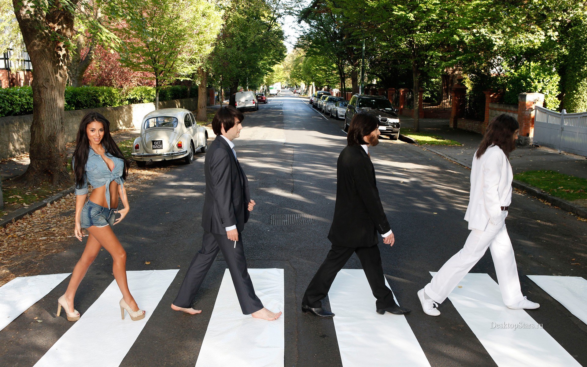 Beatles tribute on Abbey Road