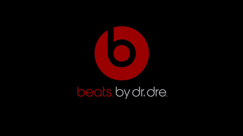 Beats by Dr. Dre Logo — Black, Minimalist