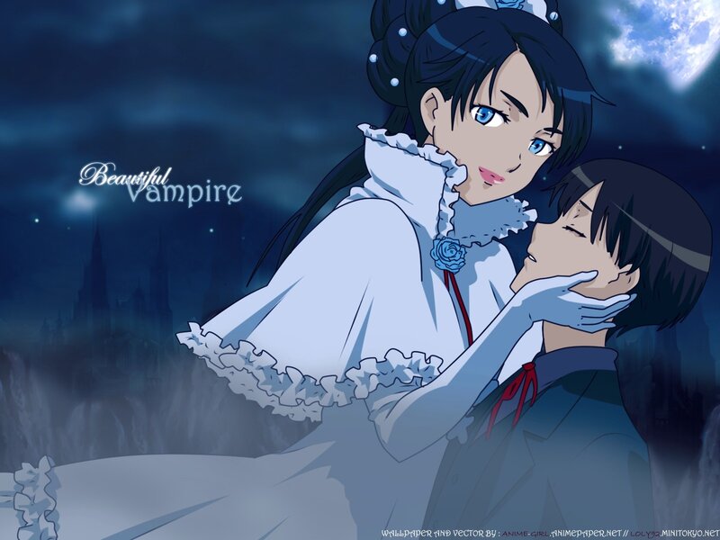 beautiful vampire couple