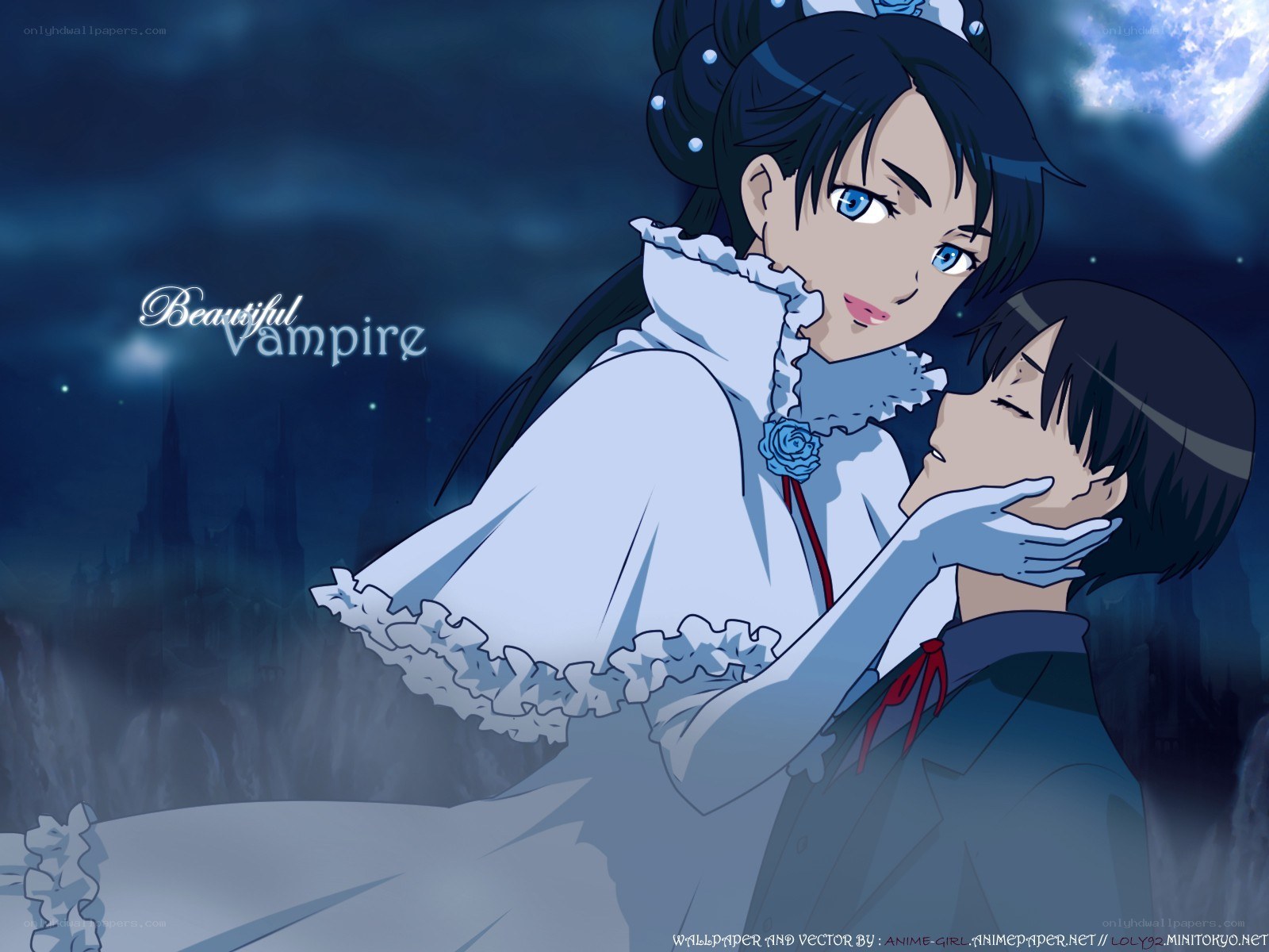 beautiful vampire couple