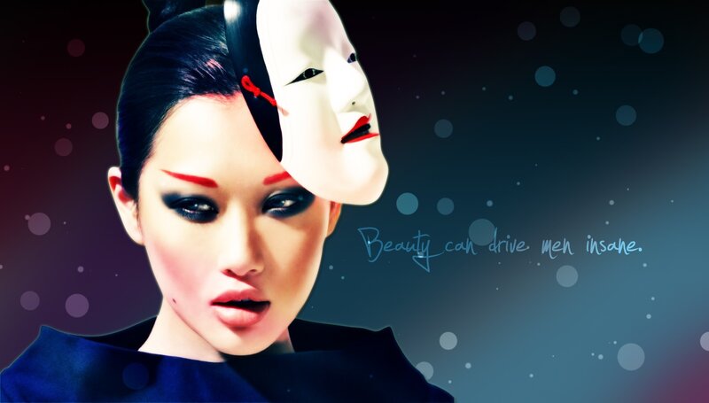 Beauty and mask concept
