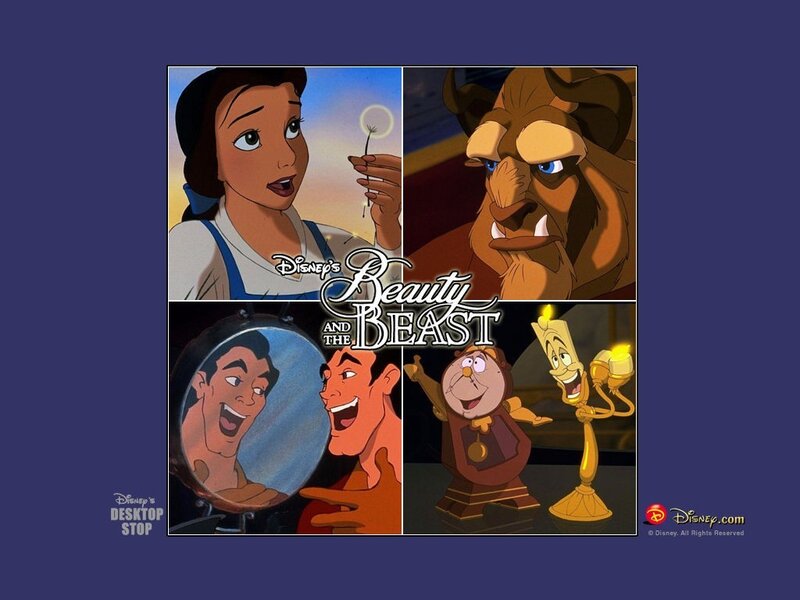 Beauty and the Beast collage