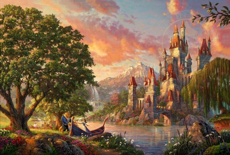 Beauty and the Beast Couple — Orange