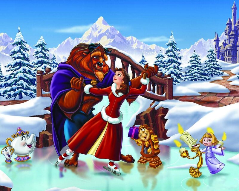 Beauty and the Beast ice skating