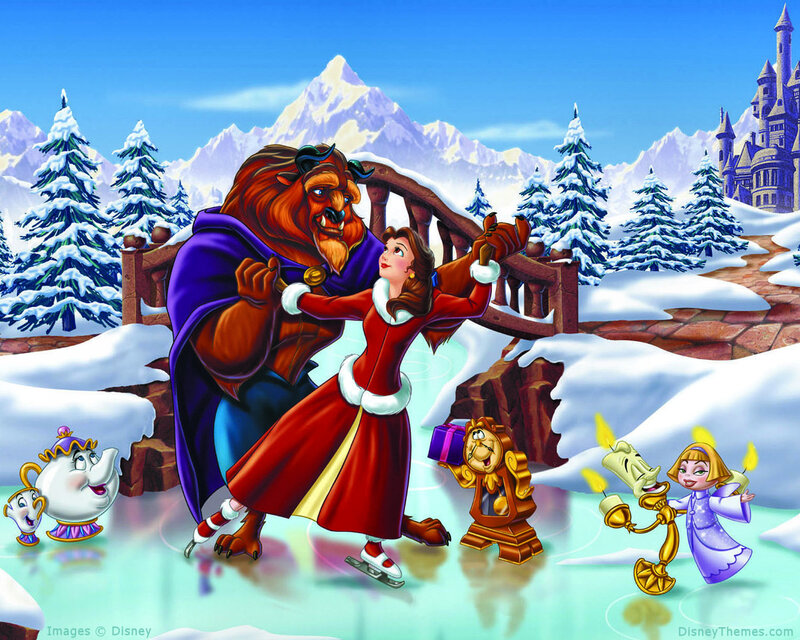 Beauty and the Beast ice skating