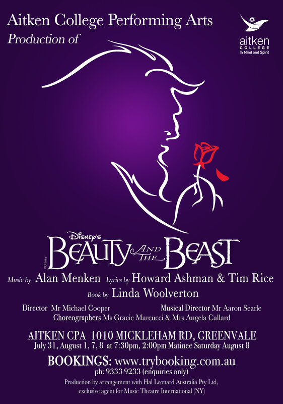 Beauty and the Beast production poster