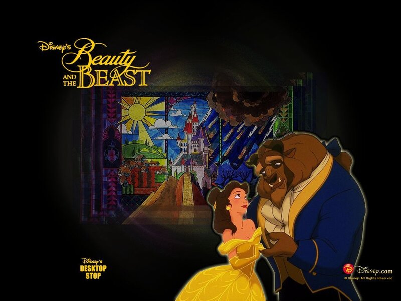 Beauty and the Beast scene