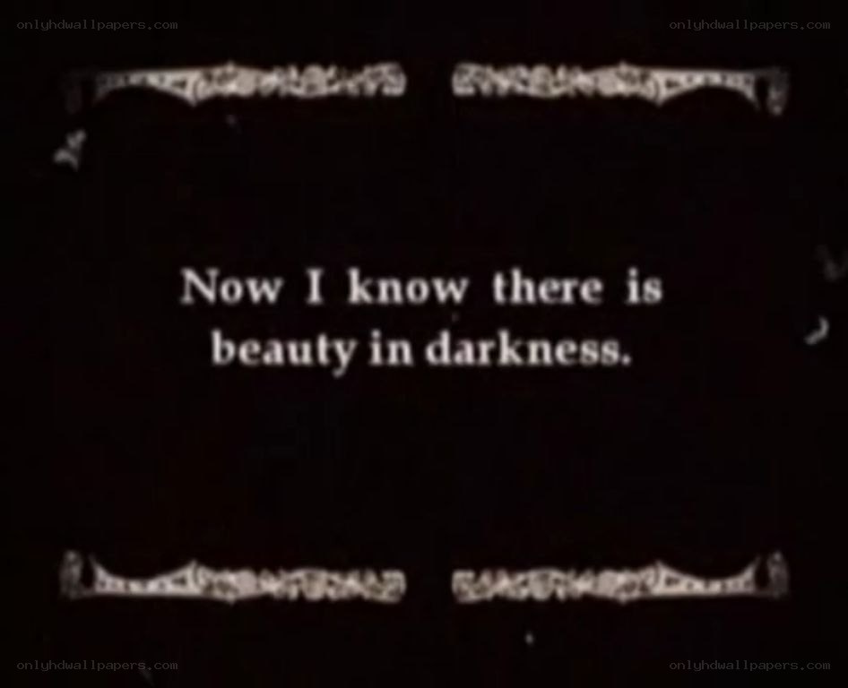 beauty in darkness