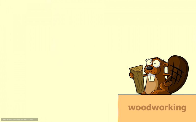 beaver woodworking cartoon