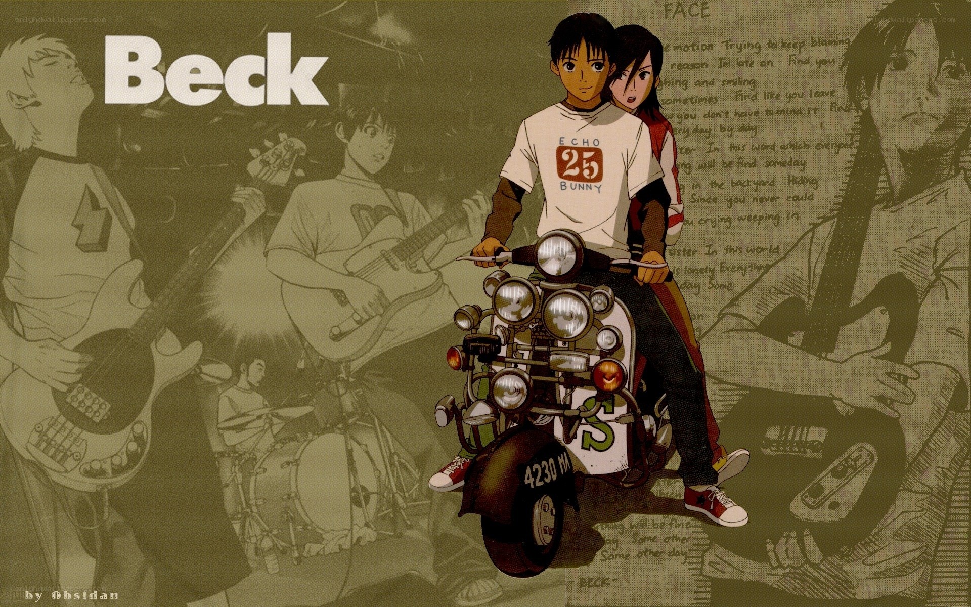 Beck anime band scene