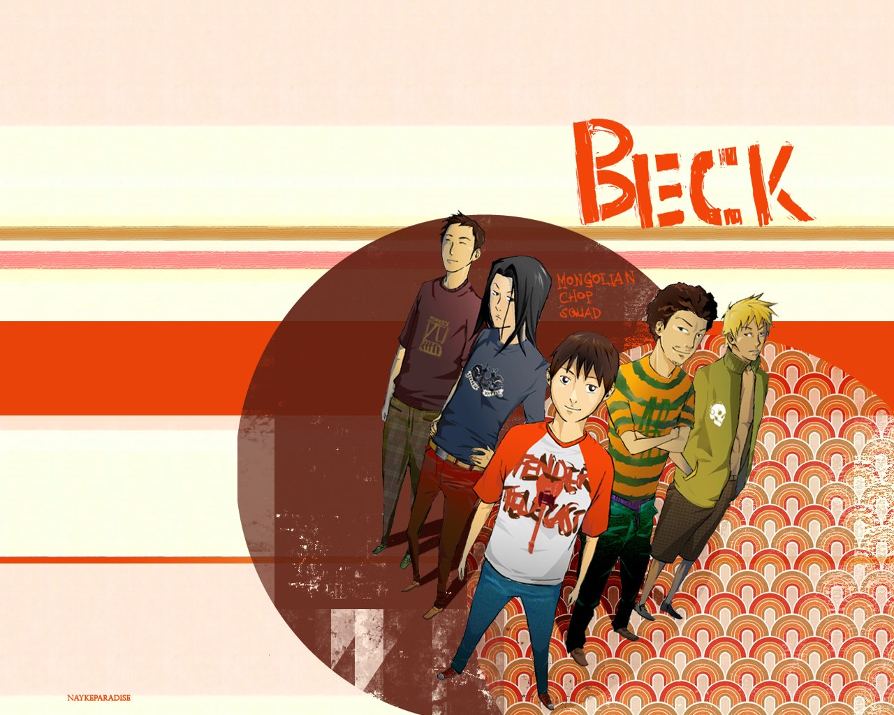 Beck anime group art
