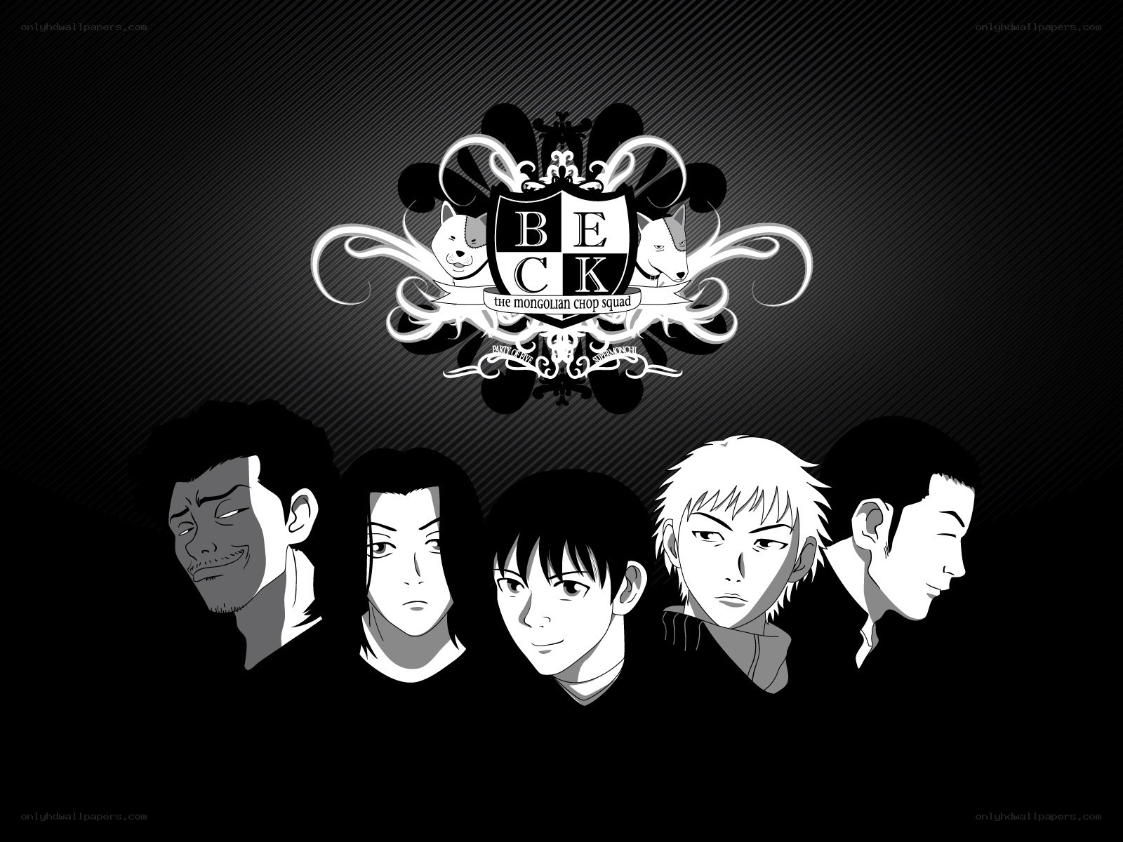 Beck anime group portrait