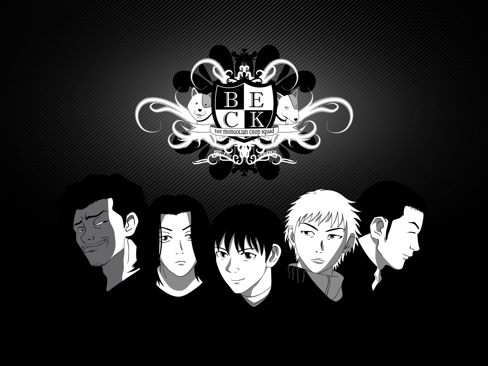 Beck anime group portrait