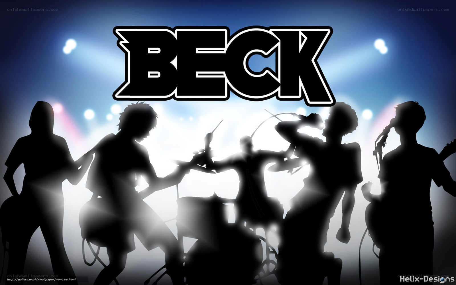 Beck band silhouette