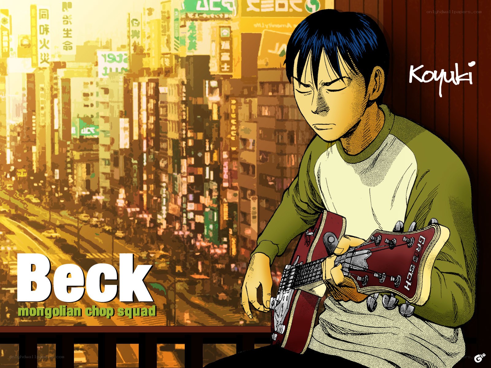 Beck manga character illustration