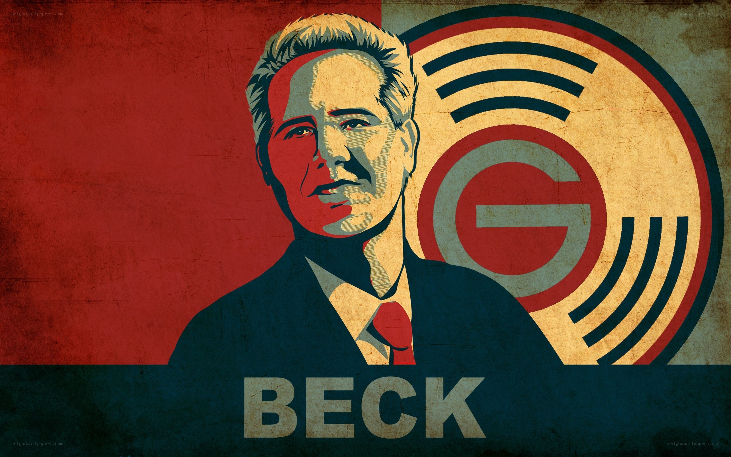 Beck political poster art
