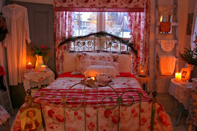 Bed in Decorated Room