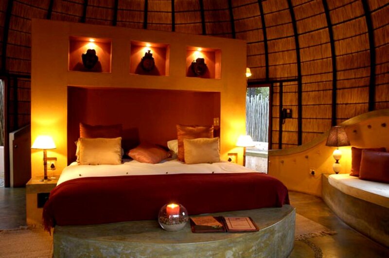 Bed in Round Hut