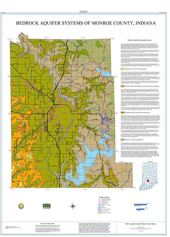 Bedrock Aquifer Systems of Monroe County